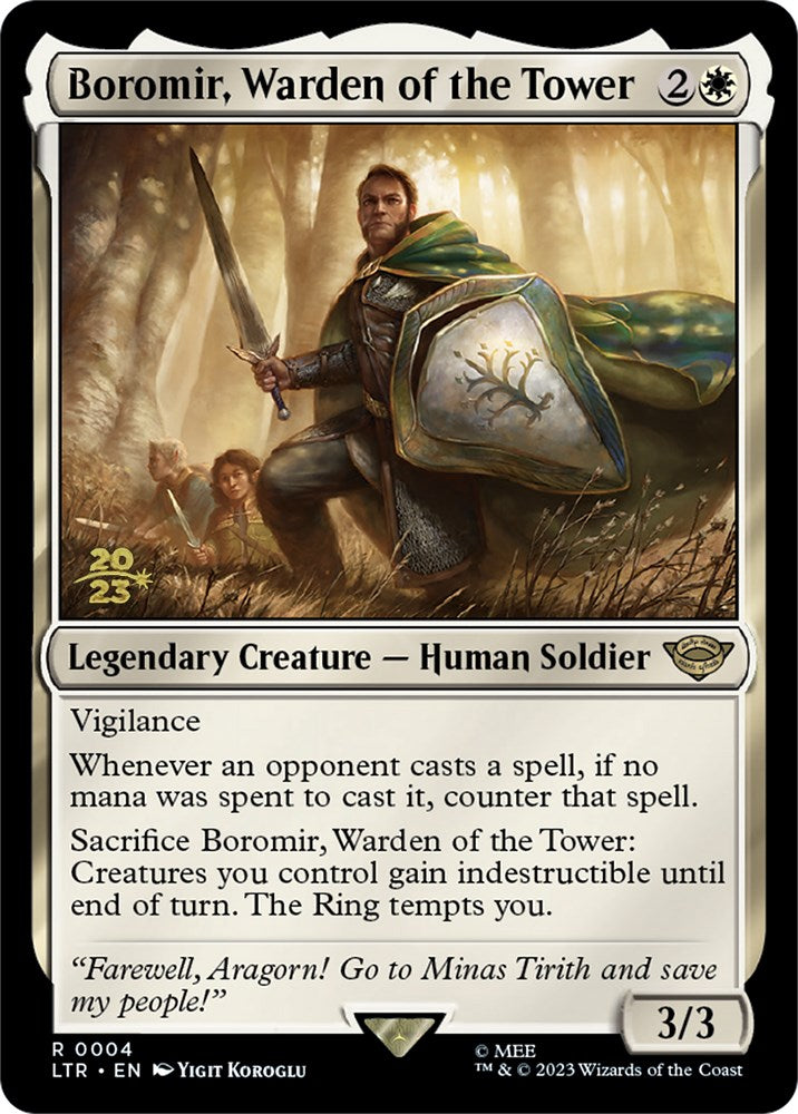 Boromir, Warden of the Tower [The Lord of the Rings: Tales of Middle-Earth Prerelease Promos] - Evolution TCG