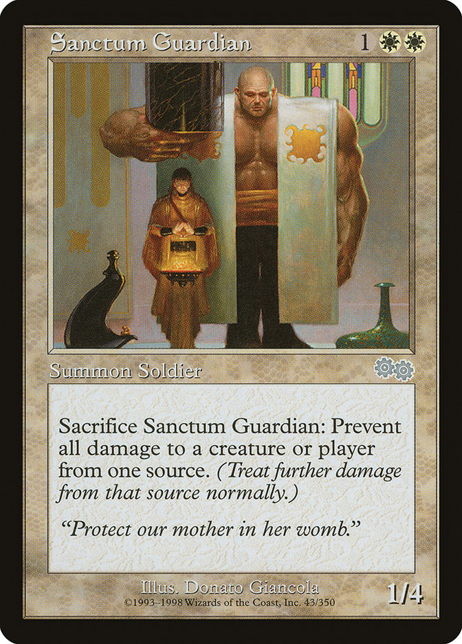 Sanctum Guardian [Urza's Saga] - Evolution TCG