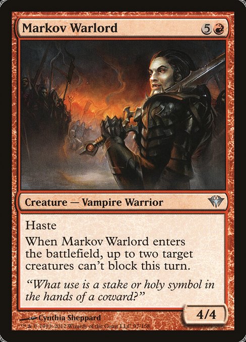 Markov Warlord [Dark Ascension] - Evolution TCG