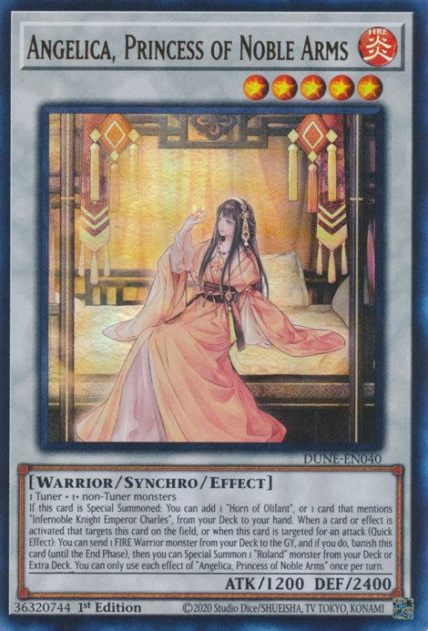 Angelica, Princess of Noble Arms [DUNE-EN040] Ultra Rare - Evolution TCG