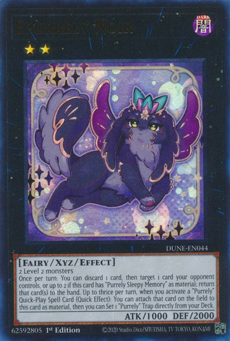 Epurrely Noir [DUNE-EN044] Ultra Rare - Evolution TCG
