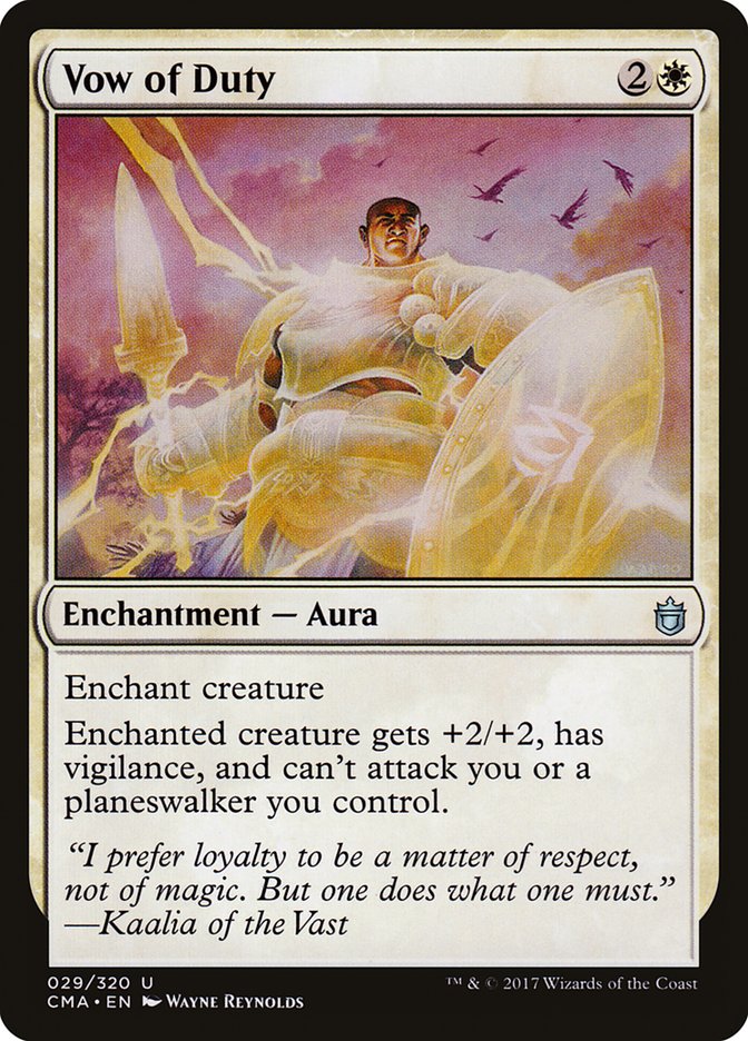 Vow of Duty [Commander Anthology] - Evolution TCG | Evolution TCG