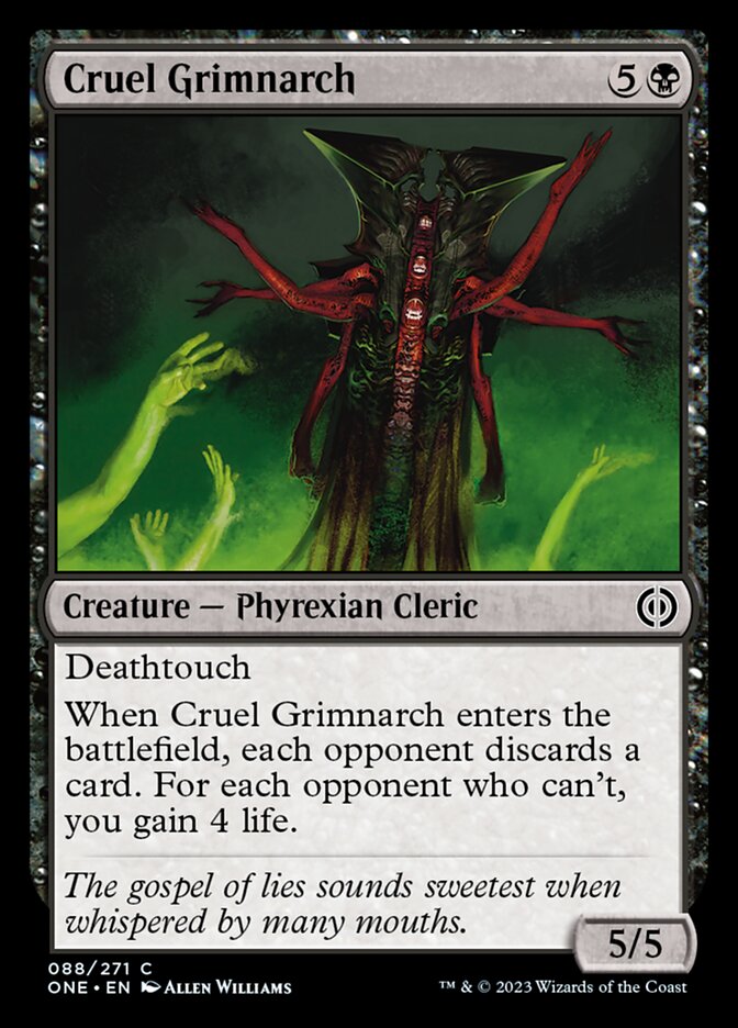 Cruel Grimnarch [Phyrexia: All Will Be One] - Evolution TCG