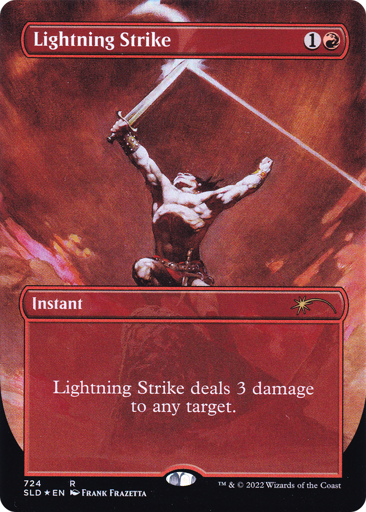Lightning Strike (Borderless) [Secret Lair Drop Promos] - Evolution TCG