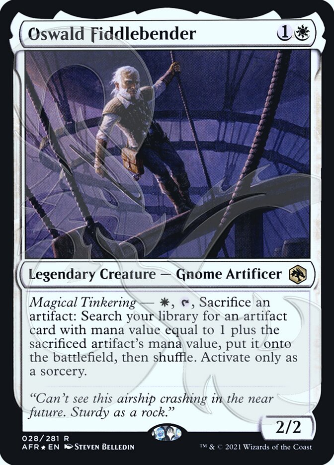 Oswald Fiddlebender (Ampersand Promo) [Dungeons & Dragons: Adventures in the Forgotten Realms Promos] - Evolution TCG