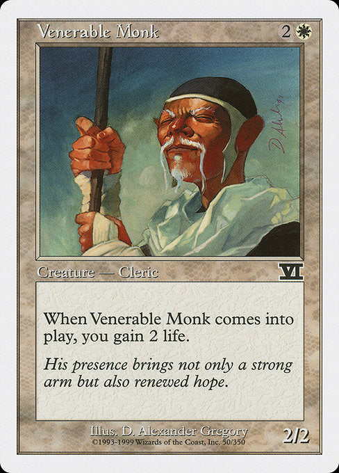 Venerable Monk [Classic Sixth Edition] - Evolution TCG