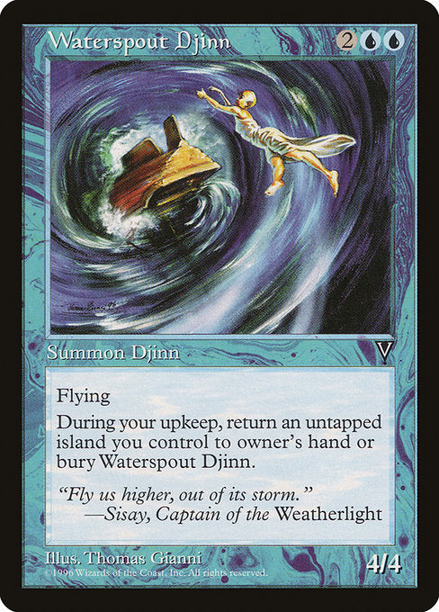 Waterspout Djinn [Visions] - Evolution TCG