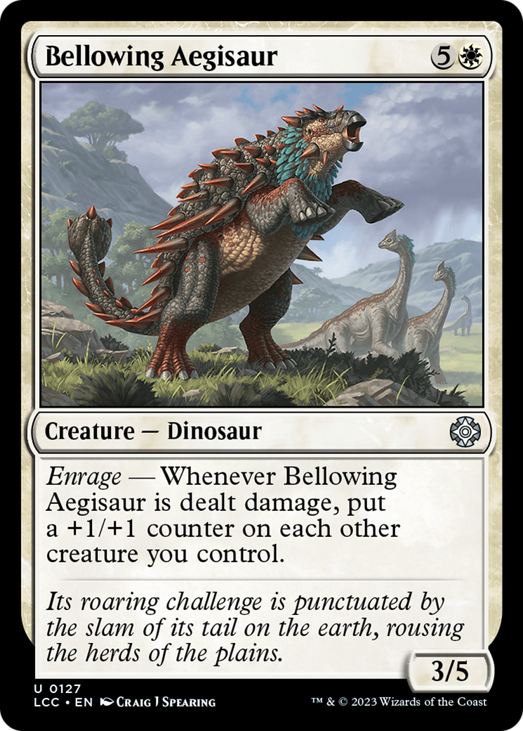 Bellowing Aegisaur [The Lost Caverns of Ixalan Commander] - Evolution TCG