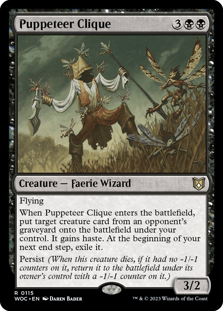 Puppeteer Clique [Wilds of Eldraine Commander] - Evolution TCG