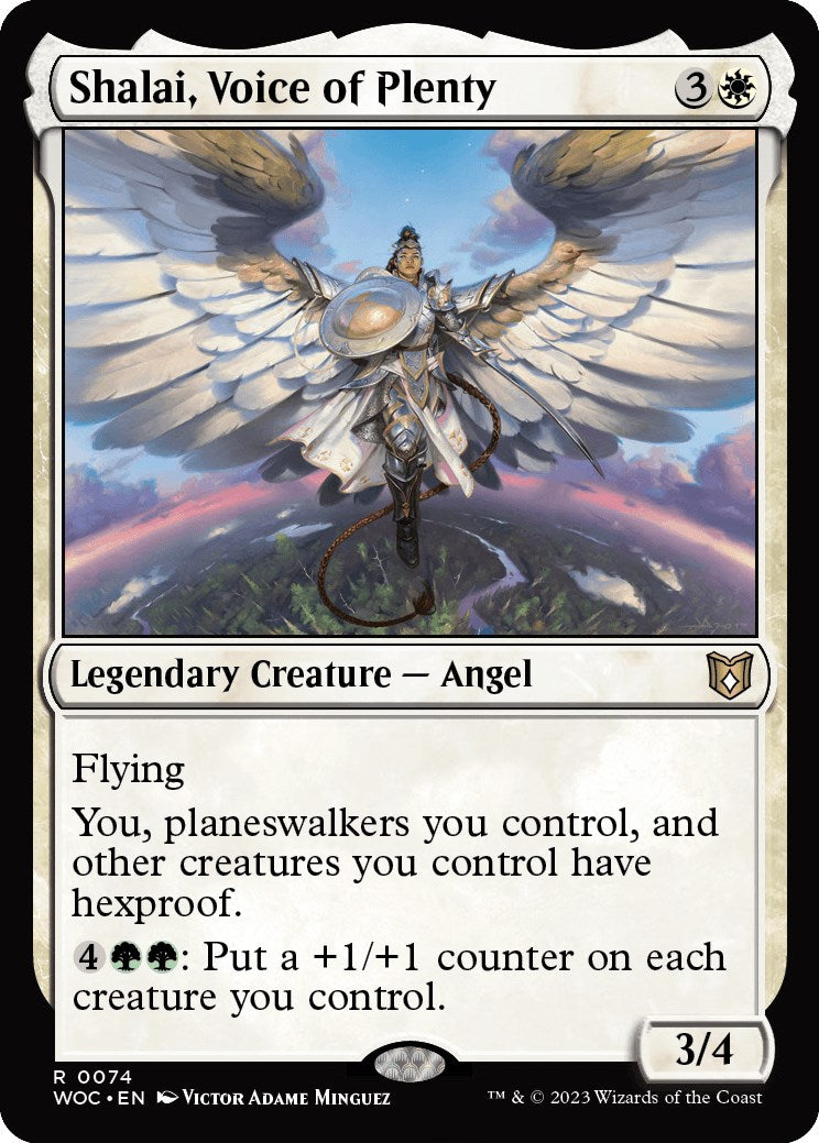 Shalai, Voice of Plenty [Wilds of Eldraine Commander] - Evolution TCG