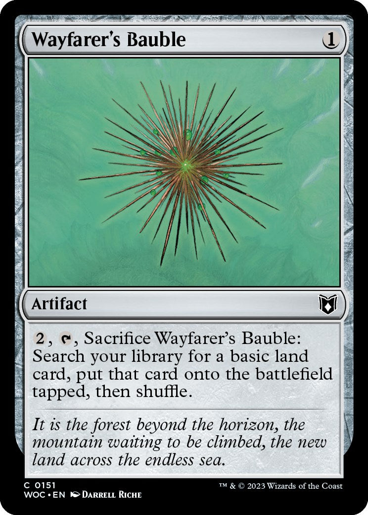 Wayfarer's Bauble [Wilds of Eldraine Commander] - Evolution TCG