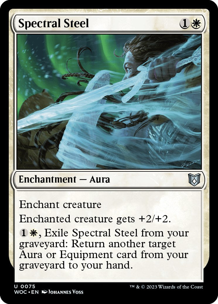 Spectral Steel [Wilds of Eldraine Commander] - Evolution TCG