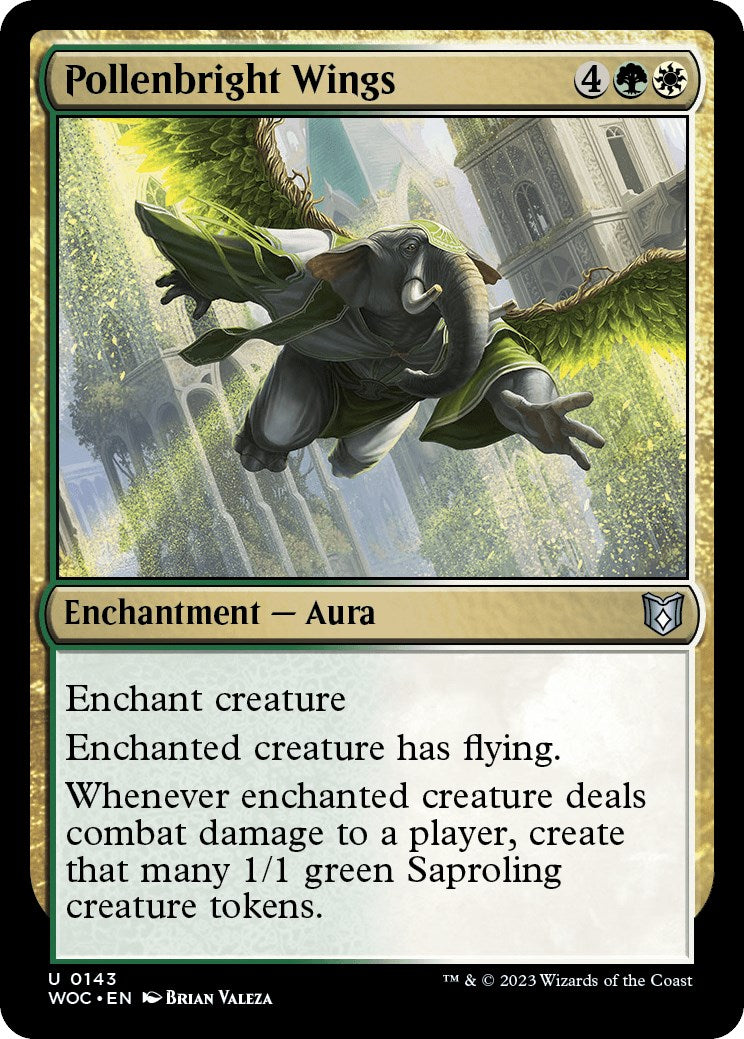 Pollenbright Wings [Wilds of Eldraine Commander] - Evolution TCG