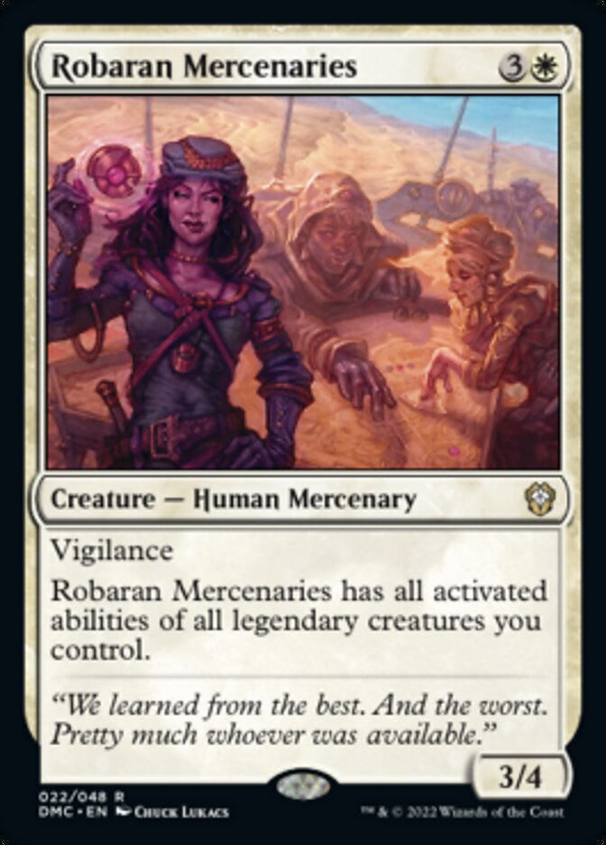 Robaran Mercenaries [Dominaria United Commander] - Evolution TCG