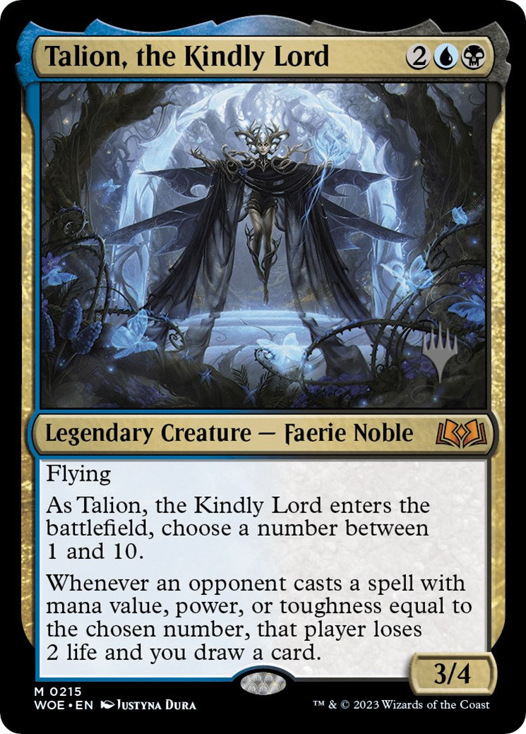 Talion, the Kindly Lord (Promo Pack) [Wilds of Eldraine Promos] - Evolution TCG
