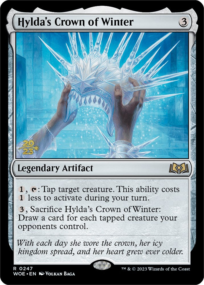 Hylda's Crown of Winter [Wilds of Eldraine Prerelease Promos] - Evolution TCG