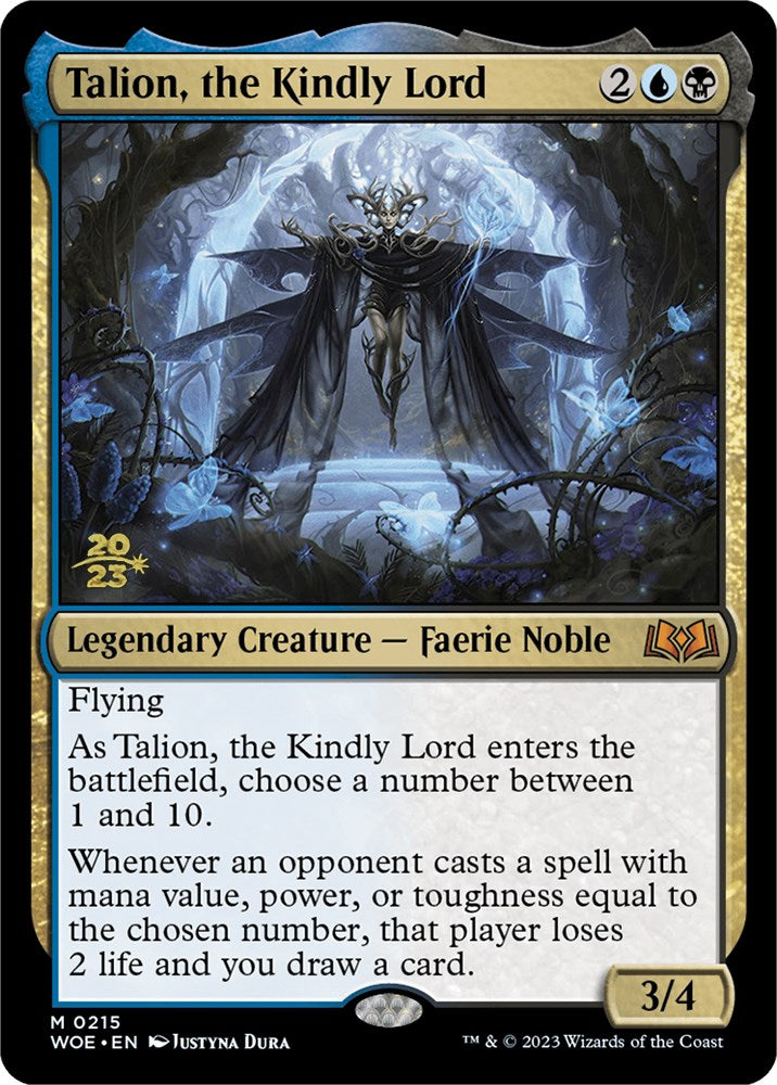 Talion, the Kindly Lord [Wilds of Eldraine Prerelease Promos] - Evolution TCG