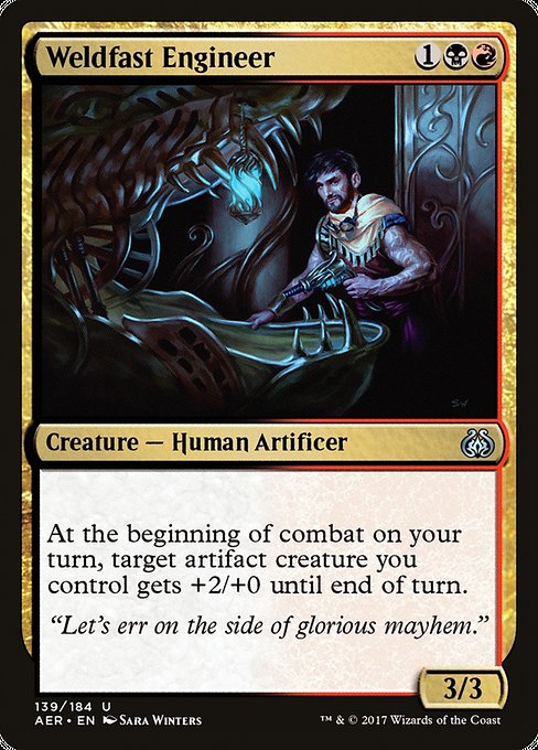 Weldfast Engineer [Aether Revolt] - Evolution TCG