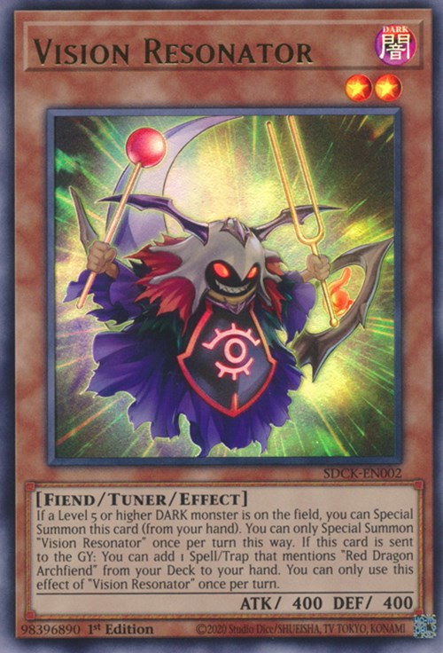Vision Resonator [SDCK-EN002] Ultra Rare - Evolution TCG