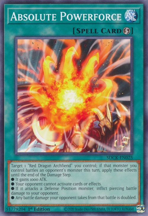 Absolute Powerforce [SDCK-EN025] Common - Evolution TCG