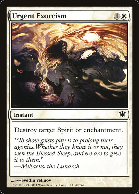 Urgent Exorcism [Innistrad] - Evolution TCG