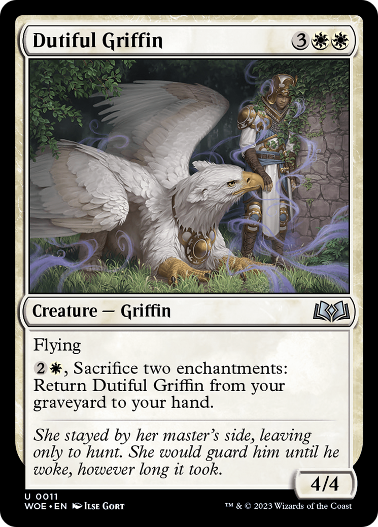 Dutiful Griffin [Wilds of Eldraine] - Evolution TCG