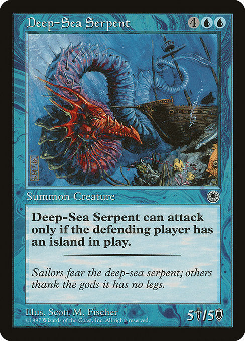 Deep-Sea Serpent [Portal] - Evolution TCG
