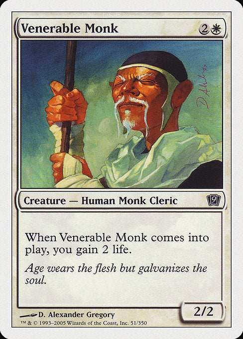 Venerable Monk [Ninth Edition] - Evolution TCG
