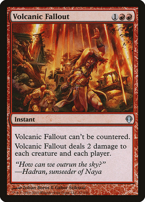 Volcanic Fallout [Archenemy] - Evolution TCG