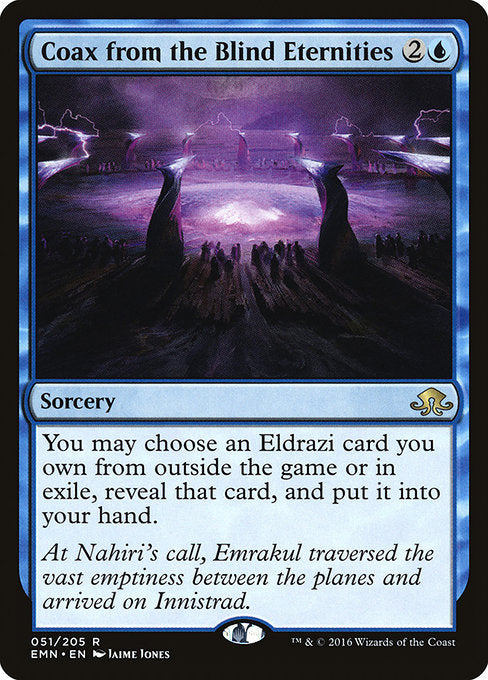 Coax from the Blind Eternities [Eldritch Moon] - Evolution TCG