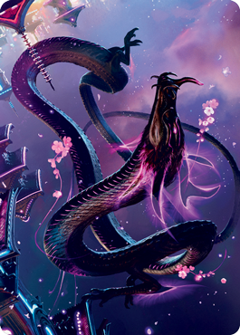 Junji, the Midnight Sky 1 Art Card [Kamigawa: Neon Dynasty Art Series] - Evolution TCG