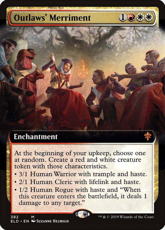 Outlaws' Merriment (Extended Art) [Throne of Eldraine] - Evolution TCG