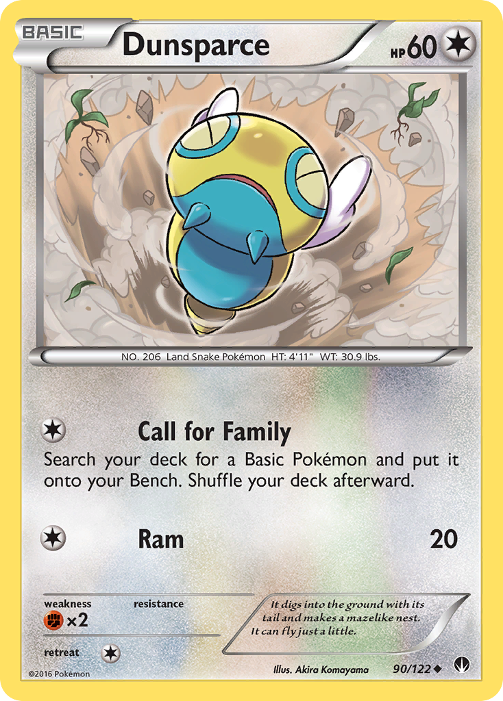 Dunsparce (90/122) [XY: BREAKpoint] - Evolution TCG