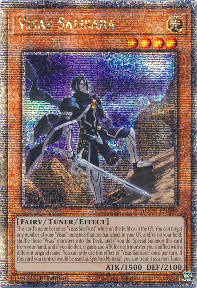 Visas Samsara (Quarter Century Secret Rare) [AGOV-EN004] Quarter Century Secret Rare - Evolution TCG