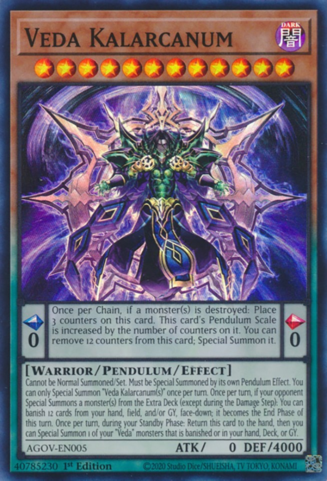 Veda Kalarcanum [AGOV-EN005] Super Rare - Evolution TCG