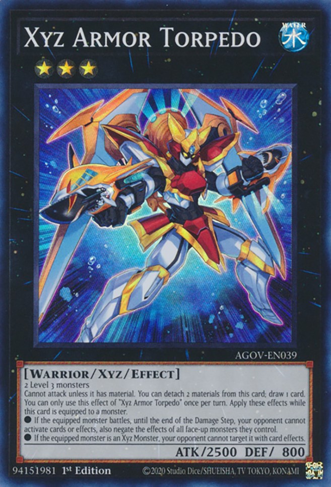Xyz Armor Torpedo [AGOV-EN039] Super Rare - Evolution TCG