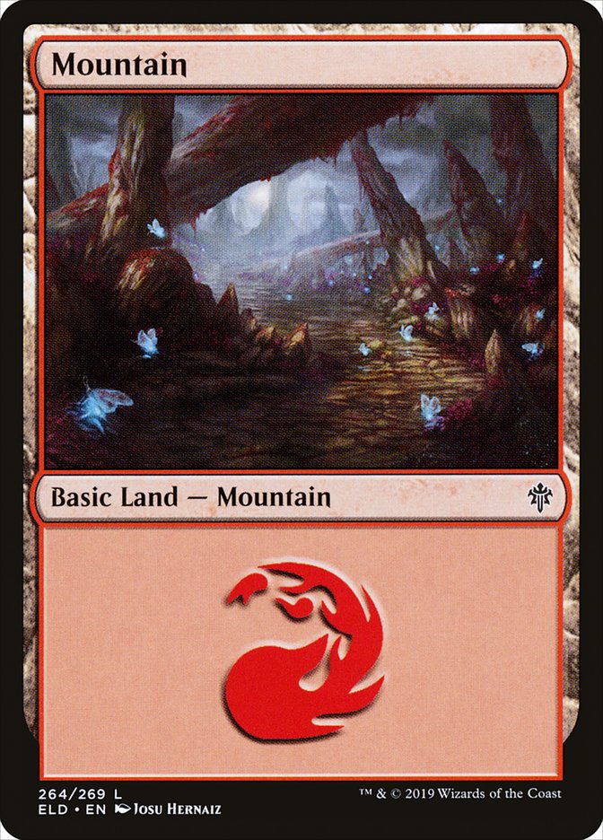 Mountain (264) [Throne of Eldraine] - Evolution TCG