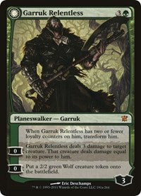 Garruk Relentless // Garruk, the Veil-Cursed [Innistrad] - Evolution TCG