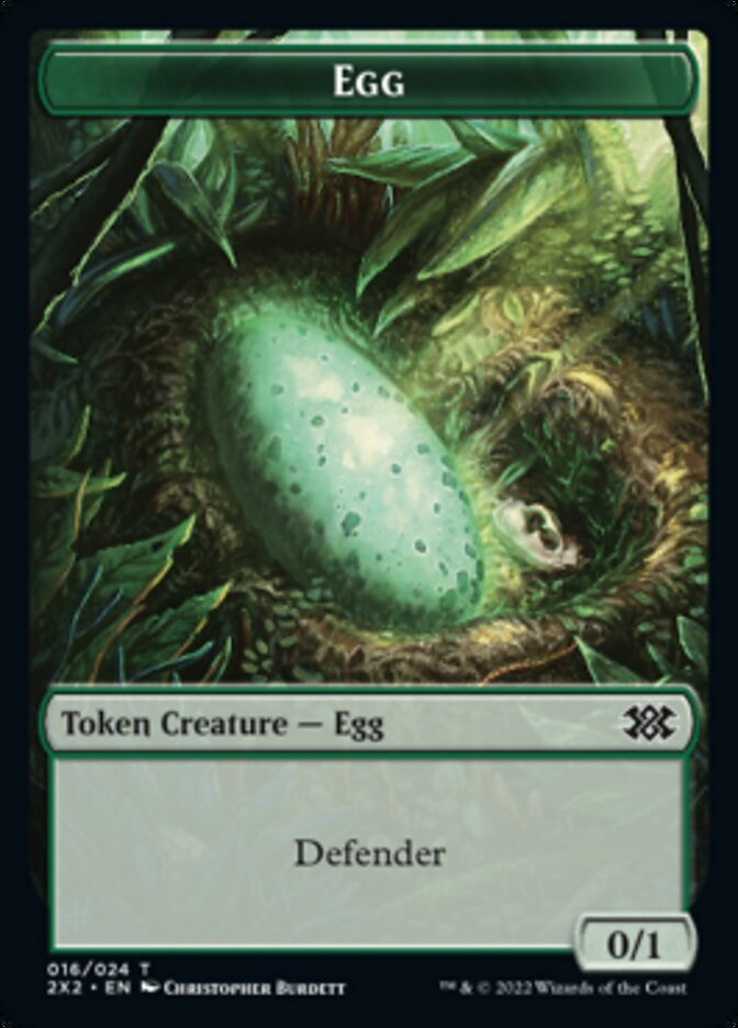 Egg Token [Double Masters 2022 Tokens] - Evolution TCG