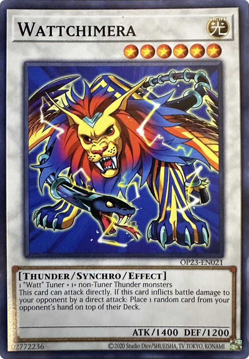 Wattchimera [OP23-EN021] Common - Evolution TCG