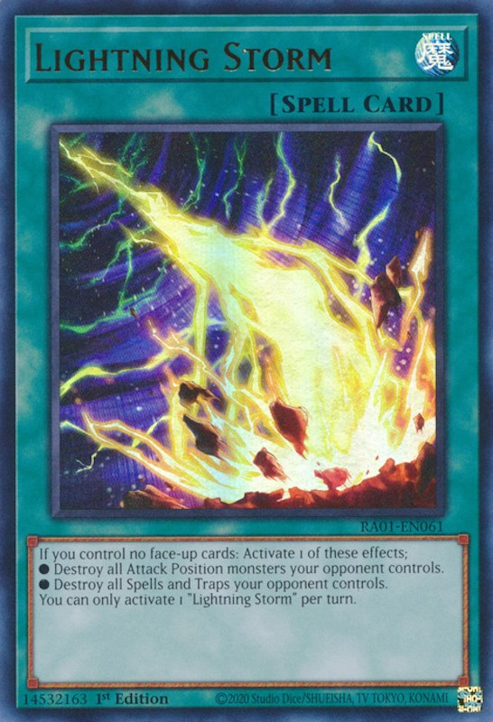 Lightning Storm [RA01-EN061] Ultra Rare - Evolution TCG