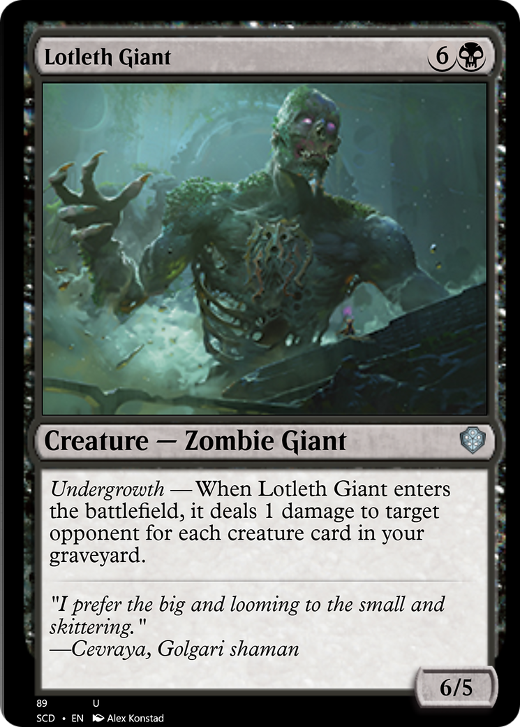 Lotleth Giant [Starter Commander Decks] - Evolution TCG