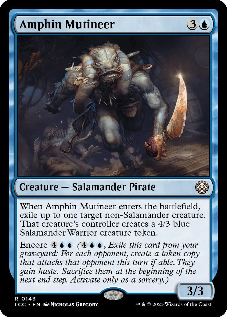 Amphin Mutineer [The Lost Caverns of Ixalan Commander] - Evolution TCG