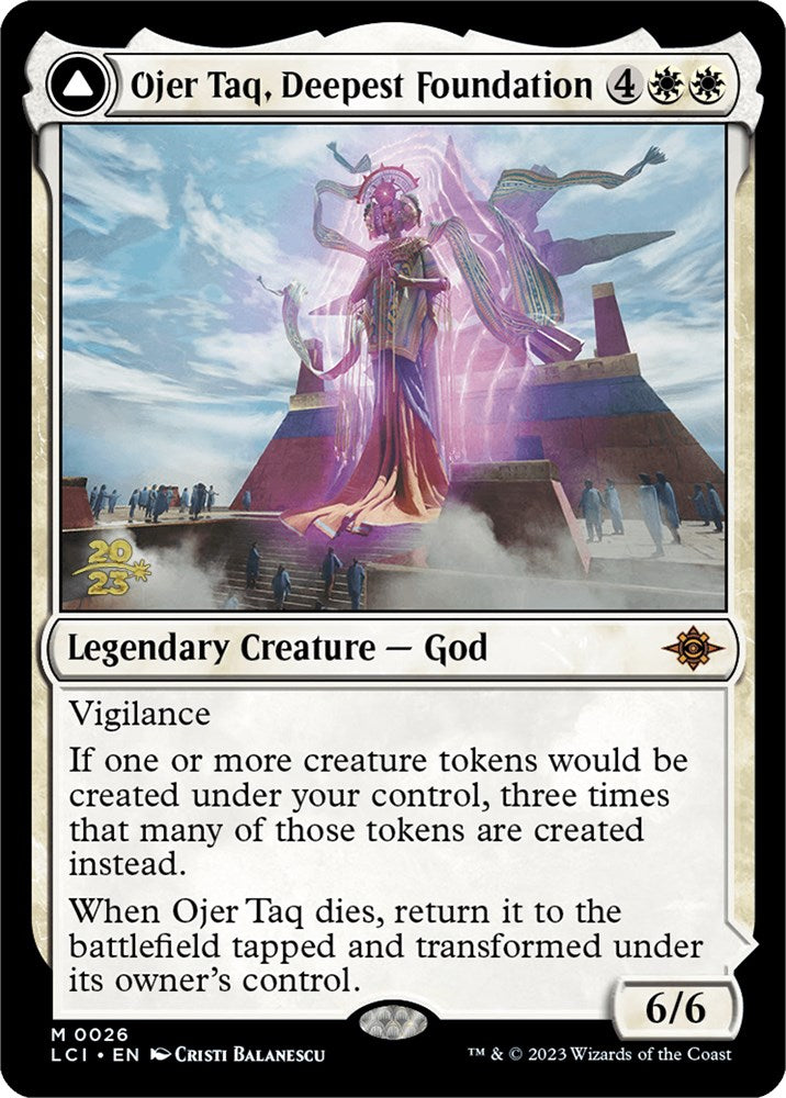 Ojer Taq, Deepest Foundation // Temple of Civilization [The Lost Caverns of Ixalan Prerelease Cards] - Evolution TCG