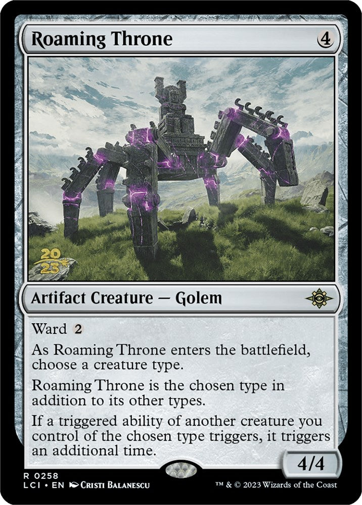 Roaming Throne [The Lost Caverns of Ixalan Prerelease Cards] - Evolution TCG