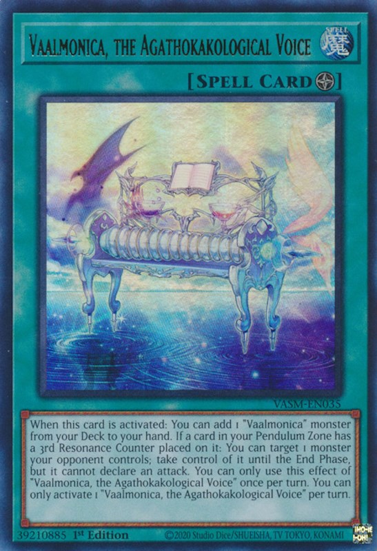 Vaalmonica, the Agathokakological Voice [VASM-EN035] Ultra Rare - Evolution TCG