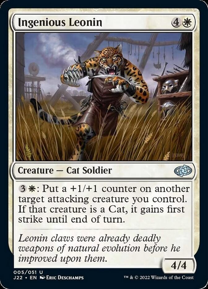 Ingenious Leonin [Jumpstart 2022] - Evolution TCG