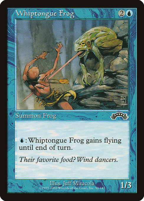 Whiptongue Frog [Exodus] - Evolution TCG