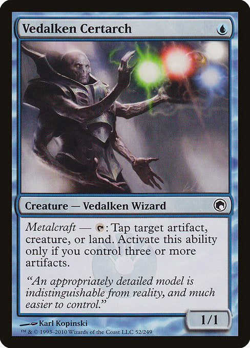 Vedalken Certarch [Scars of Mirrodin] - Evolution TCG