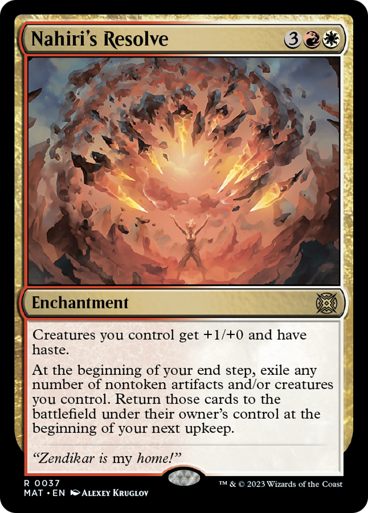 Nahiri's Resolve [March of the Machine: The Aftermath] - Evolution TCG